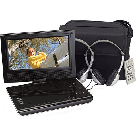 Audiovox Ds905pk 9 Portable Dvd Player W Swivel And Car