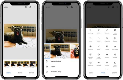 Tap edit in the upper right corner. Google finally updates its Snapseed photo editor with iPhone X support