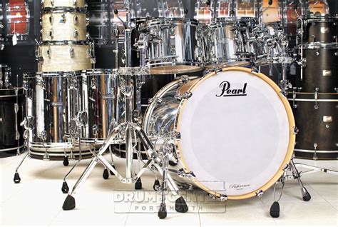 Pearl Music City Custom Reference 6pc Drum Set Mirror Chrome Ebay