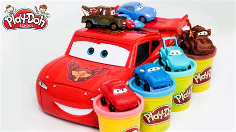 Special Disney Pixar Cars Lightning Mcqueen Play Doh For Kids Car Toys