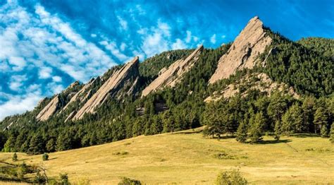 The Rock Formations Of Flatirons Colorado Charismatic Planet
