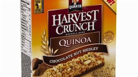 Quaker Harvest Crunch Quinoa Bars Canadian Grocer