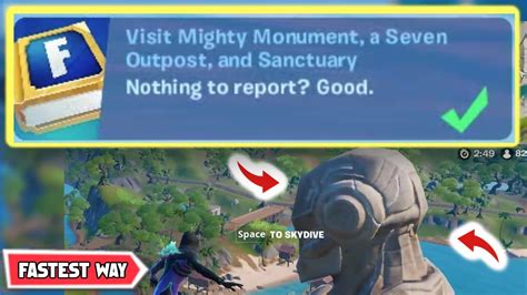 Visit Mighty Monument Sanctuary And A Seven Outpost How To Unlock