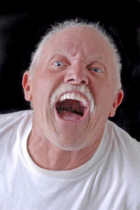 Funny Old Man Stock Photo Image Of Grimace Expressive 10790960