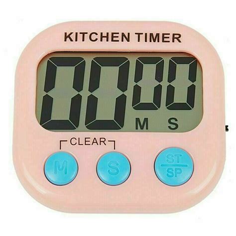 Large Magnetic Lcd Digital Kitchen Timer Countdown For Cooking Loud