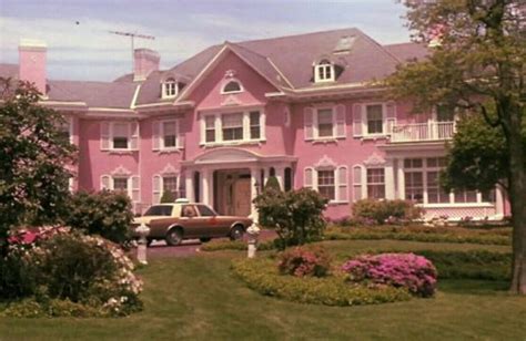 Lovely Pink Cottage Pink Houses Mansions House Styles