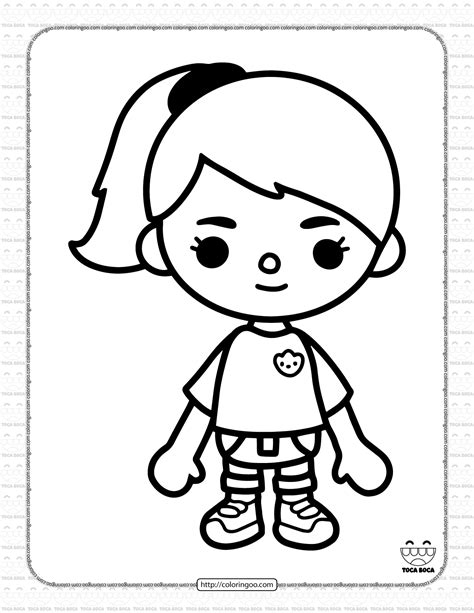 Printable Toca Life Coloring Pages Updated 2023