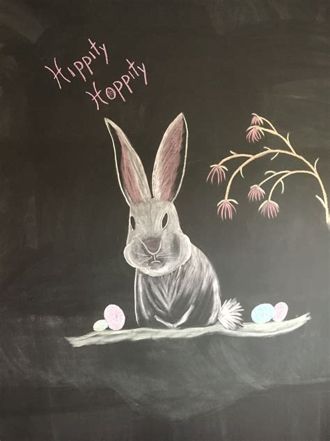 Pin By Gail H On Chalkboard Wall Easter Chalkboard Art Blackboard