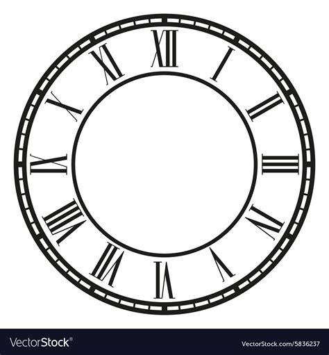 Vintage Clock Royalty Free Vector Image Vectorstock