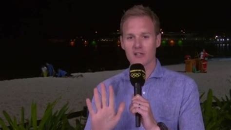 Rio Olympics 2016 Bbc Broadcast Interrupted By Couple Having Sex Behind Tv Presenter Nz