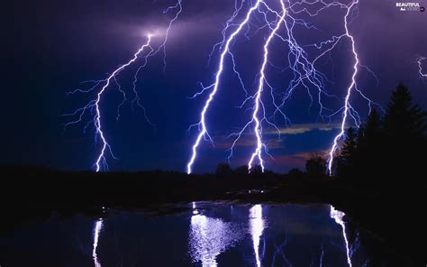 Lightning Storm Lightning Beautiful Views Wallpapers 1920x1200