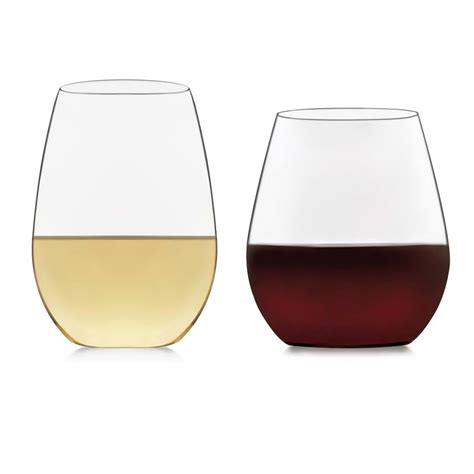 Libbey Signature Kentfield Stemless 12 Piece Wine Glass Party Set For