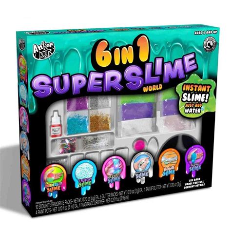 Anker Art 6 In 1 Super Slime Samko And Miko Toy Warehouse
