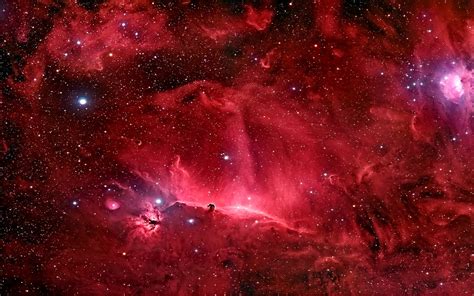 1536x864 Resolution Red Galaxy Illustration Space Nebula Stars