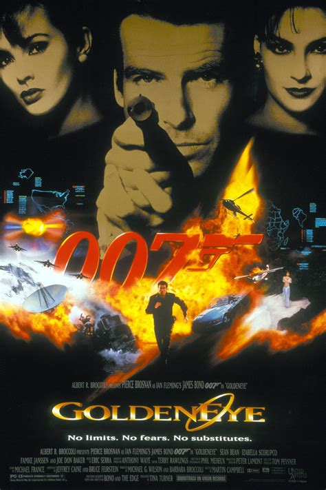Goldeneye Movieposter 1995 Pierce Brosnan James Bond Movie Posters