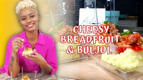 Cheesy Breadfruit And Buljol Food Designer Arlene Youtube