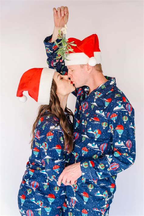 couples christmas pajamas friday we re in love