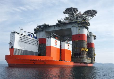 The Enormous Ship That Submerges Itself To Carry Entire Oil Rigs Wired