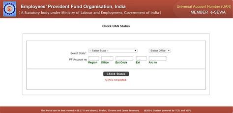Go to our services tab to access for employee services. Know your Universal Account Number(UAN) Status Of EPF ...
