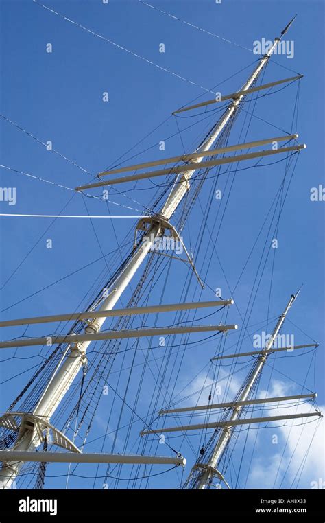 Sailing Ship Rigging Stock Photo Alamy