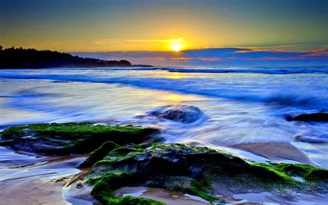 10 Best Beach Sunset Desktop Wallpapersfreecreatives