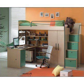 The dorel loft bed with desk features an espresso finish with subtle wood grain detailing. Full Loft Bed With Desk And Storage - Door