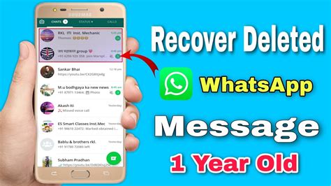 How To Recover Whatsapp Deleted Messagerestore Chat History In One