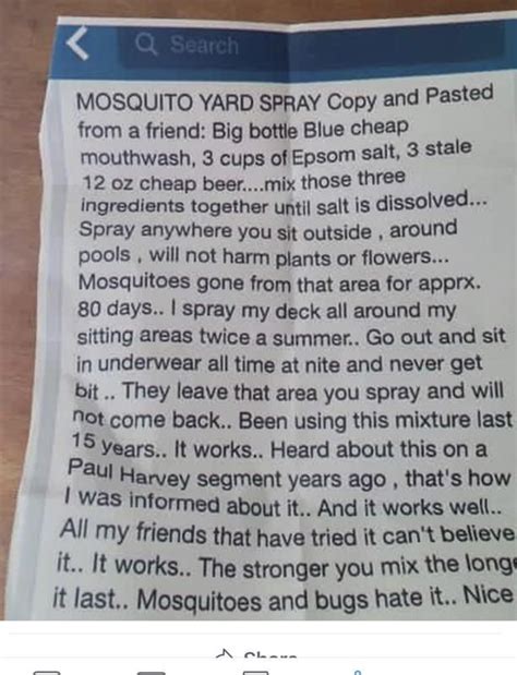 Big bottle blue cheap mouthwash. Homemade Mosquito Yard Spray | Mosquito yard spray ...