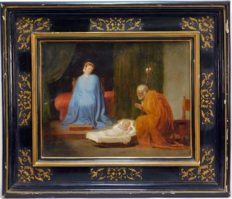 Sold Price 18th C Italian Old Master Oil Painting Of The Nativity
