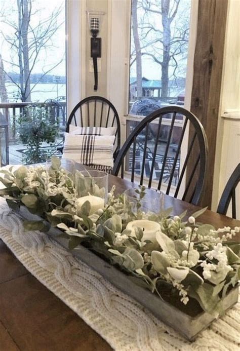 The table which the guest of honor, speaker or officials are seated in a dining room. Wicker tray instead of galvanized | Dinning room table ...