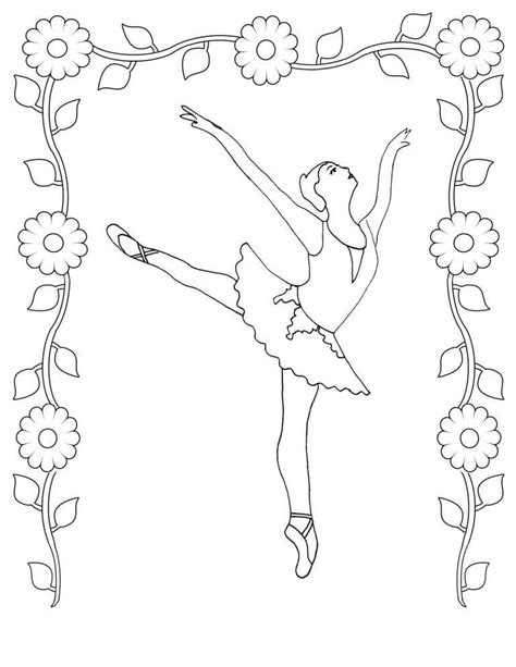 Ballet Dancer Coloring Page Free Printable Coloring Pages For Kids