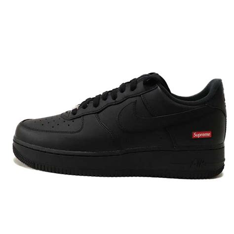 Nike men?s air force 1 low sneaker, black/black, 9. Air Force 1 Low Supreme Black by Youbetterfly