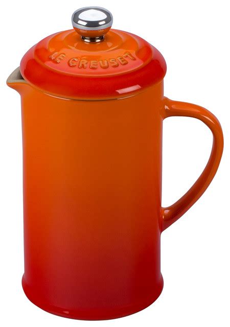Moreover, you can make fresh coffee drinks from the comfort of your home with the le creuset. Le Creuset Black Stoneware 12 Oz. Petite French Press ...