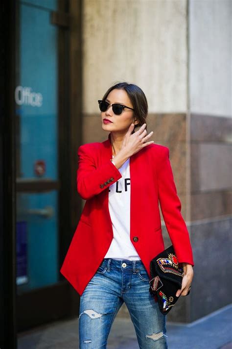 Street Style Inspiration The Red Touch