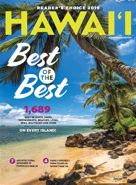 hawaii magazine march april 2019 issue hawaii magazine hawaii travel guide hawaii