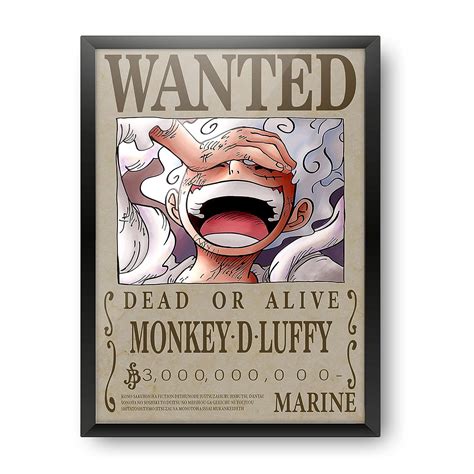 Monkey D Luffy One Piece Wanted Monkey D Luffy Posters And Art The