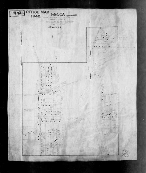 1940 Census Enumeration District Maps Indiana Parke County Mecca