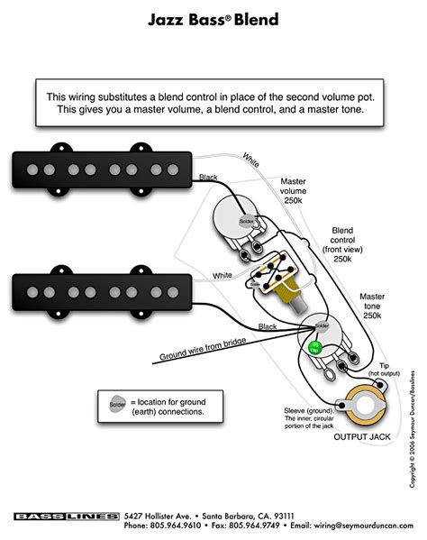 The world's largest selection of free guitar wiring diagrams. Jazz Bass Blend Pot Wiring - HELP! | TalkBass.com