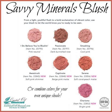 Savvy Minerals Cosmetic Colors For 2018 Essential Oil Obsessed
