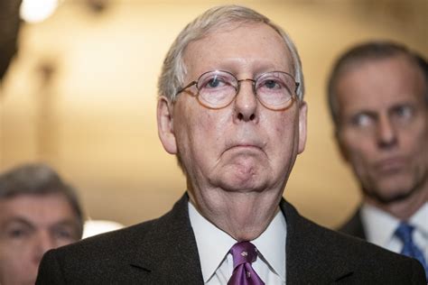 Protests for impeachment are on! Mitch McConnell Criticized for Calling Coronavirus Bill ...