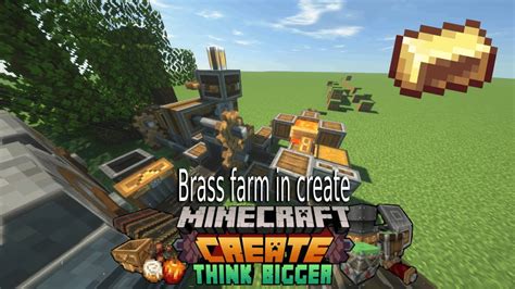 Create Mod Minecraft How To Automate Brass In Create Youtube