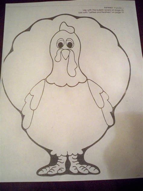 Printable Turkey Disguise Template