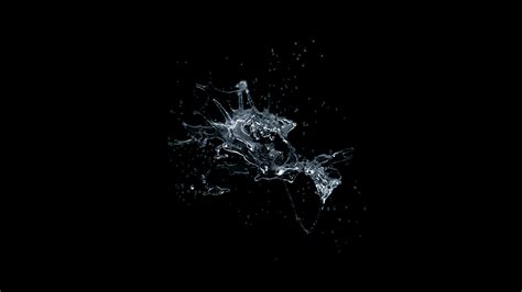 Water Splash On Black Background · Free Stock Photo