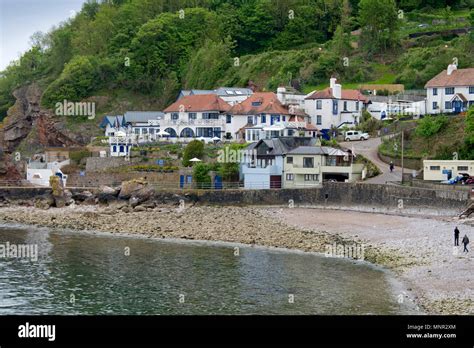 Cary Arms And Spa Babbacombe Beach Devonshire Stock Photo Alamy