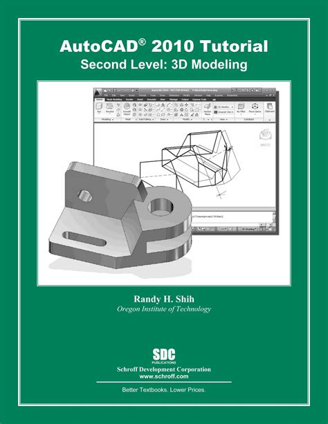 Autocad 2010 Tutorial Second Level 3d Modeling Book 9781585035014