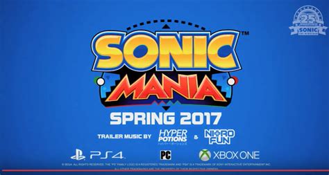 More pages on the cd sequel of the century! Sonic Mania (Classic Sonic Game) Announced for PS4/XBOX ...