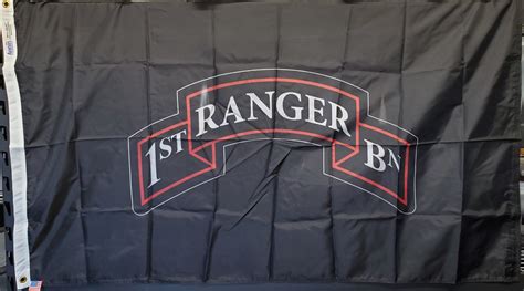 Flag 1st Ranger Bn Scroll Factory