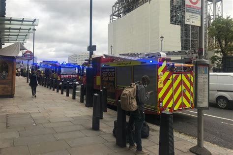 Westminster Station Fire Sees 40 Firefighters Rush To Tackle Blaze