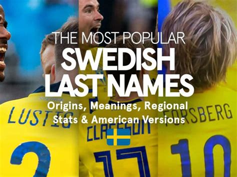 swedish last names statistics meanings origins and american versions