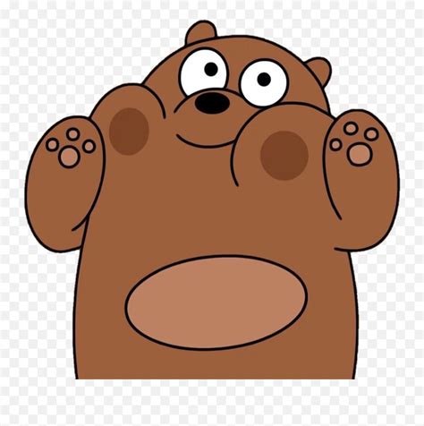 The Most Edited Kutub Picsart Grizzly We Bare Bears Transparent Emoji